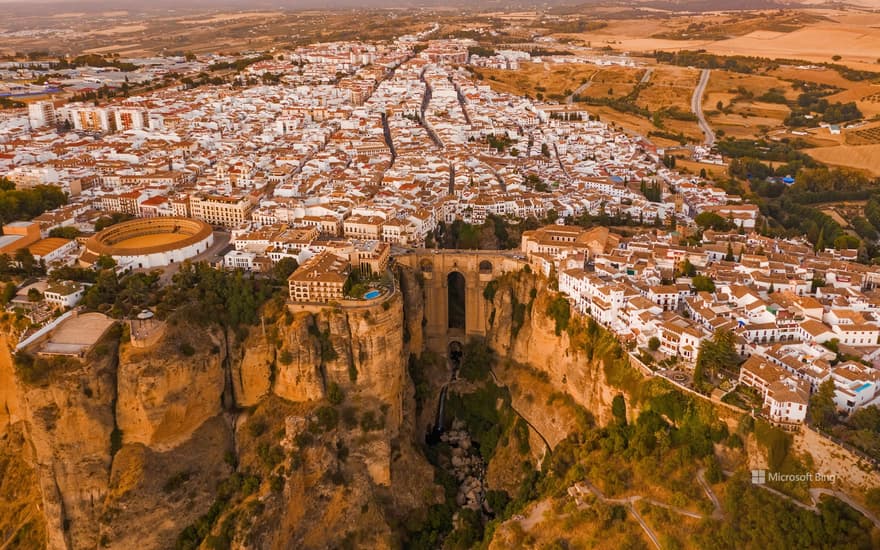 El Tajo gorge and Puente Nuevo bridge, Ronda, Málaga, Spain