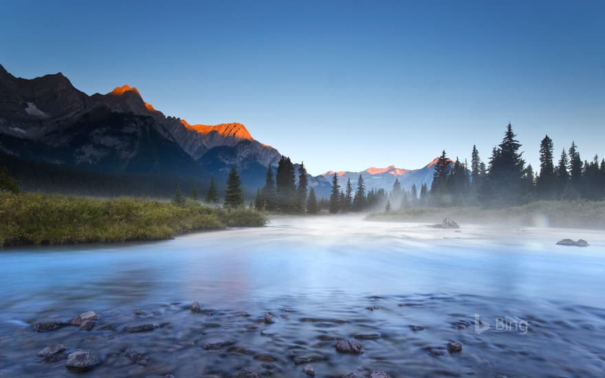 Elk River in the East Kootenays of British Columbia, Canada