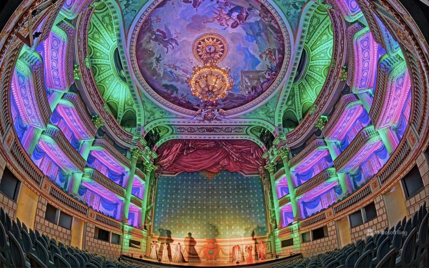 France, Gironde (33), Bordeaux, area listed as World Heritage by UNESCO, the Grand Theater