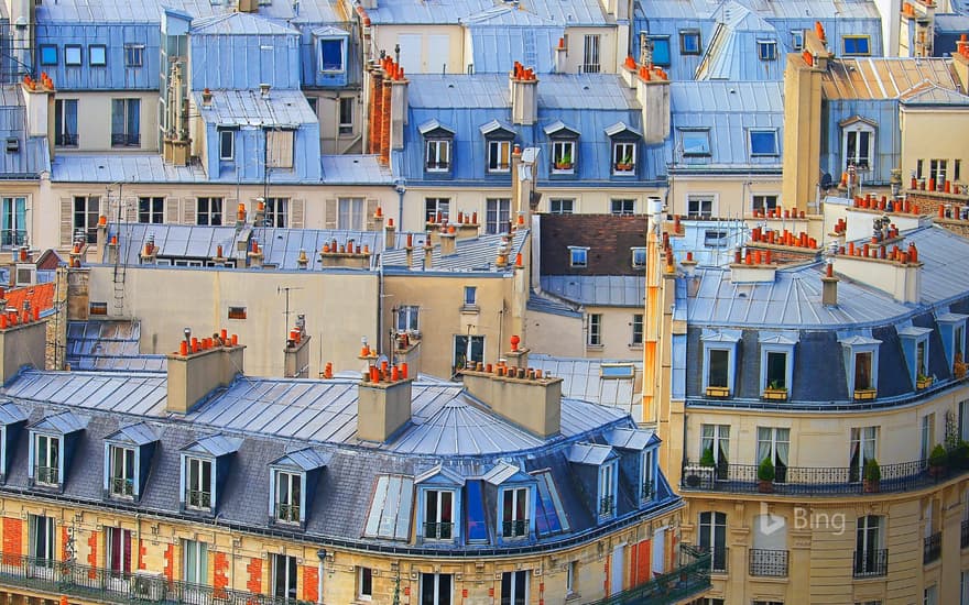 The roofs of Paris