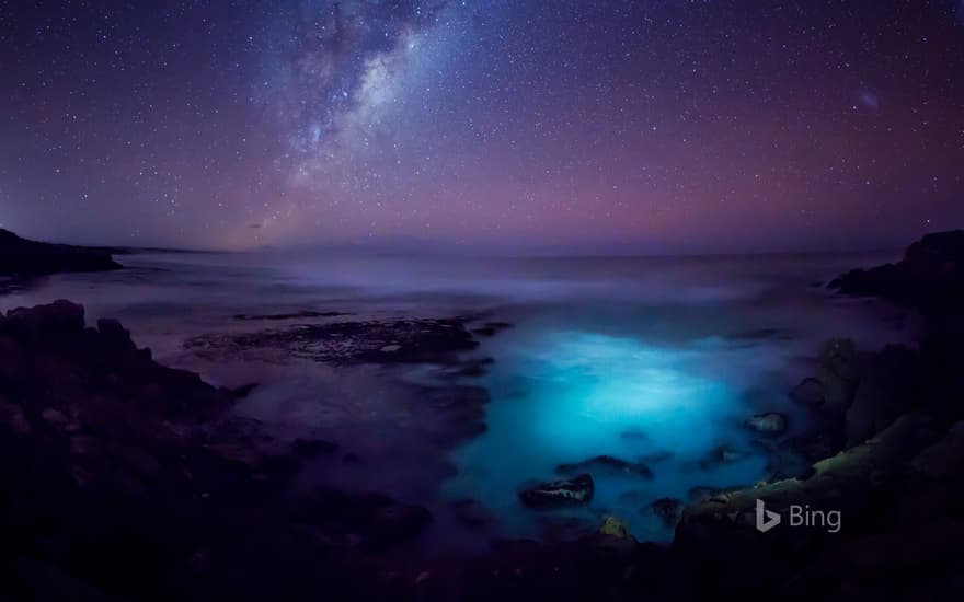 Milky Way over the Southern Ocean, Australia