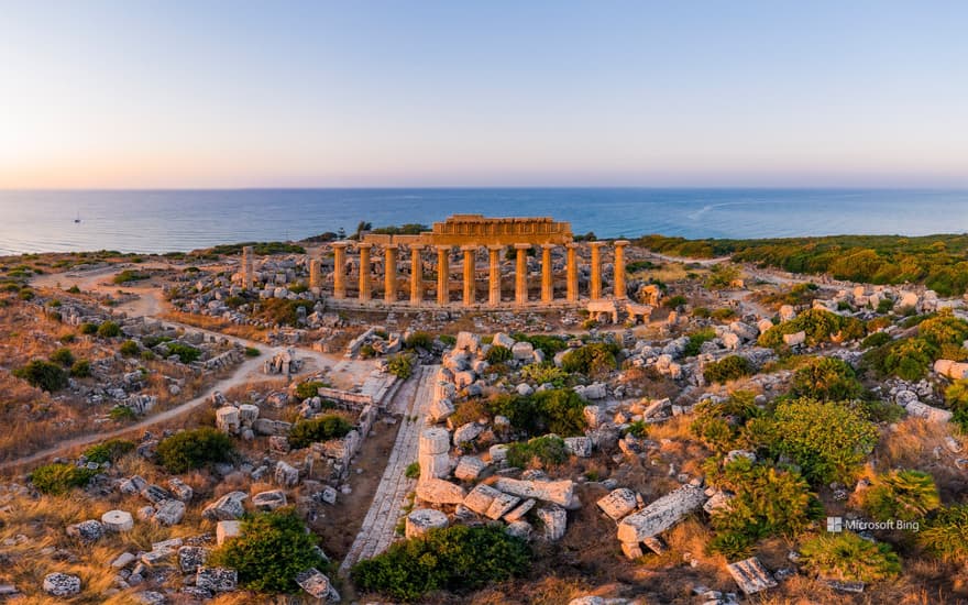 Temple E at Selinunte, Sicily, Italy