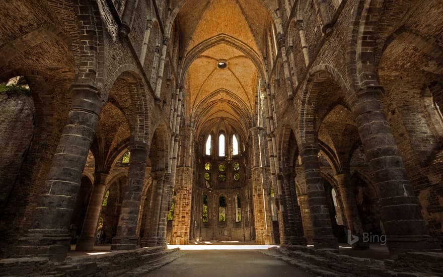 Villers Abbey in Villers-la-Ville, Belgium